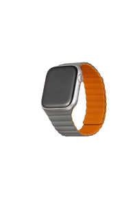Reversible Magnetic Band for Apple Watch - Orange/Grey*