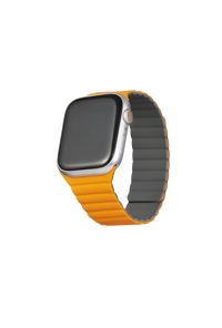 Reversible Magnetic Band for Apple Watch - Orange/Grey*
