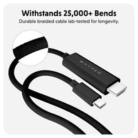 Câble HyperDrive USB-C vers HDMI 4K60Hz - Noir