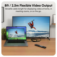 Câble HyperDrive USB-C vers HDMI 4K60Hz - Noir