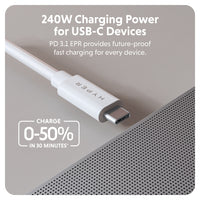 HyperDrive® Next USB4 Type-C Performance Cable (1.2M/4Ft) - White