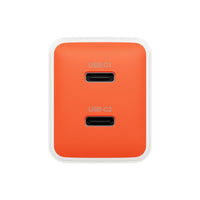 HyperJuice Flex 45W GaN Wall Charger - Orange