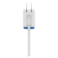 HyperJuice® Flex USB-C 35W Mini Power Bank & AC Charger - Blue