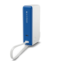 HyperJuice® Flex USB-C 35W Mini Power Bank & AC Charger - Blue