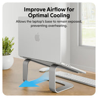 HyperSpace™ Ergonomic Laptop Stand - Space Grey