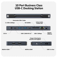 HyperDrive Next Business USB-C 10 Ports Docking Station