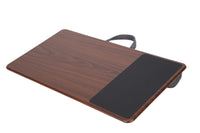 All-Purpose Laptop Desk with Mouse Pad 15.6” (Black/Brown)