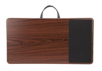 All-Purpose Laptop Desk with Mouse Pad 15.6” (Black/Brown)