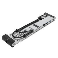 Portable Laptop Stand with Integrated USB-C Dock