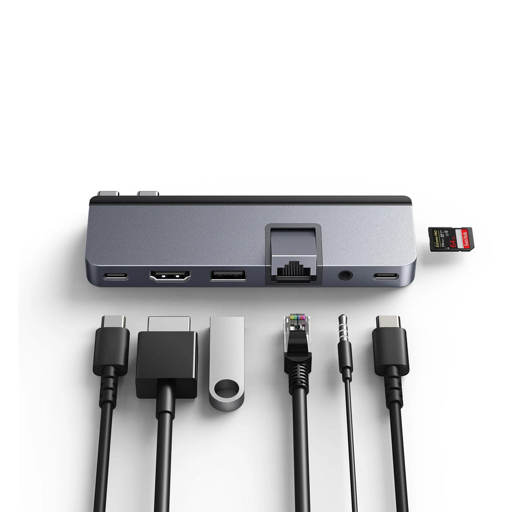 7-in-2 Dual Charging USB C Hub for MacBook – Purgotech