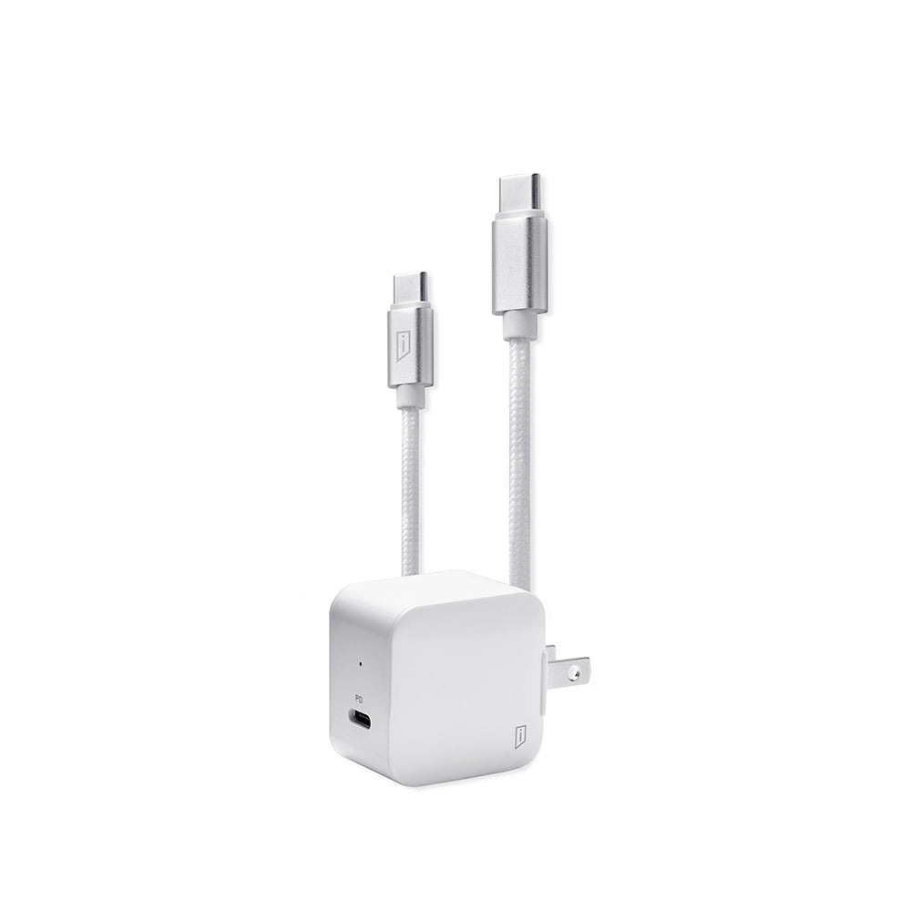 iStore Power Cube 20W Charger and USB-C to USB-C Cable Set