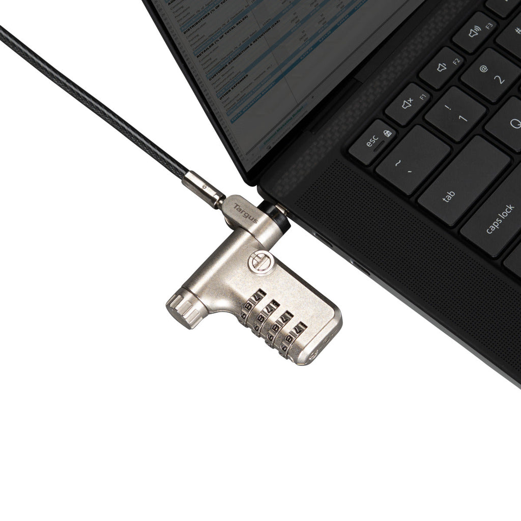 Defconcl Computer Lock Combo DEFCON® Ultimate Universal Hybrid Combo Lock 25 PK | Targus – Targus CA