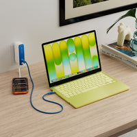 HyperJuice® Flex USB-C 35W Mini Power Bank & AC Charger - Blue