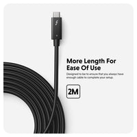 HyperDrive® Thunderbolt 4 Cable (2M/6Ft) - Black