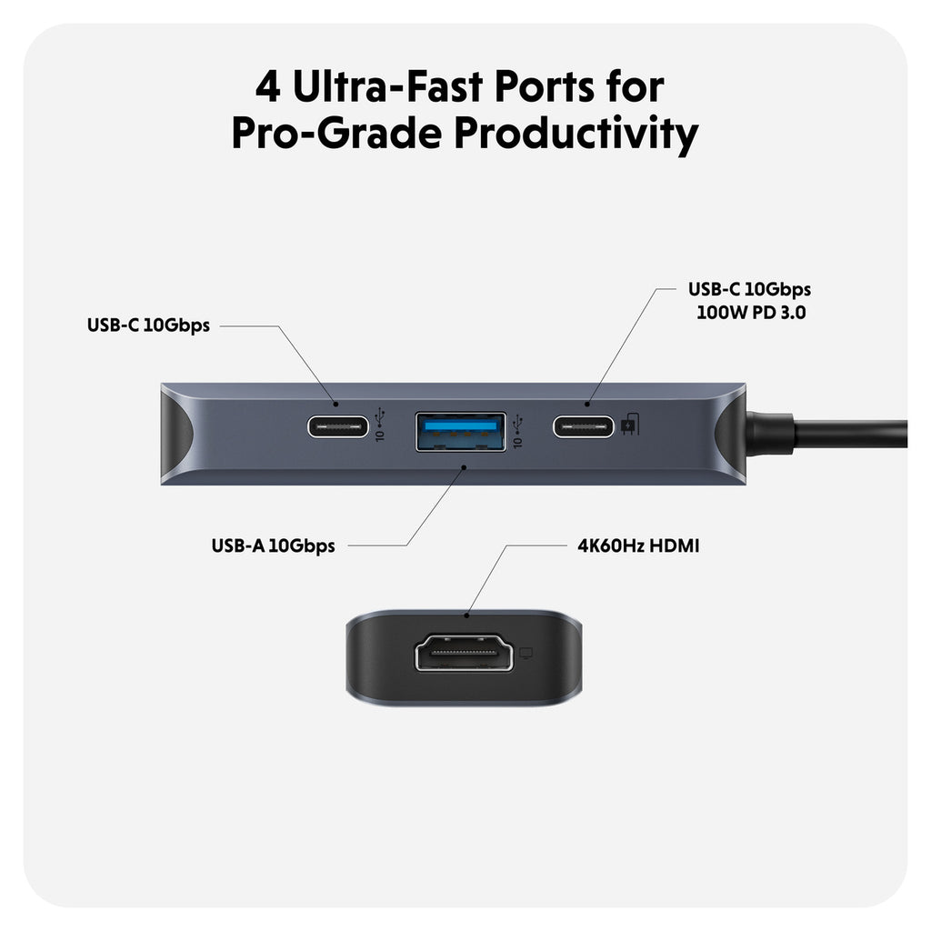 HyperDrive Next 4-Port USB-C Hub