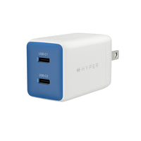 HyperJuice Flex 45W GaN Wall Charger - Blue