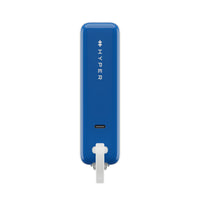 HyperJuice® Flex USB-C 35W Mini Power Bank & AC Charger - Blue