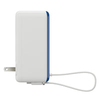 HyperJuice® Flex USB-C 35W Mini Power Bank & AC Charger - Blue