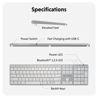HyperSpace™ Bluetooth® Full-sized Keyboard