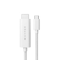 HyperDrive USB-C to HDMI 4K60Hz Cable - White