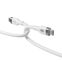 HyperJuice 240W Silicone USB-C to USB-C Cable (2M/6Ft) - White