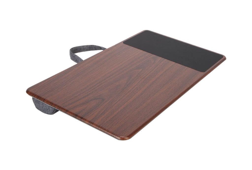 All-Purpose Laptop Desk with Mouse Pad 15.6” (Black/Brown)