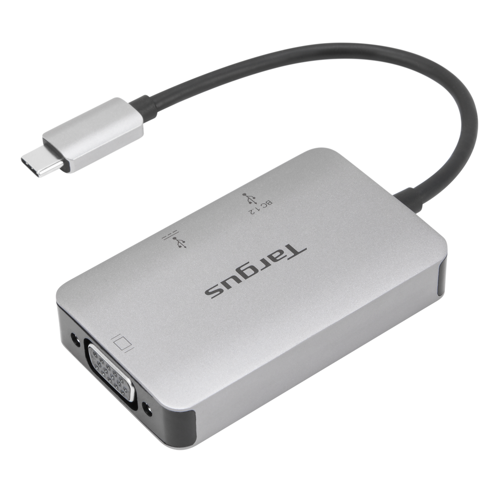 USB-C Single VGA Video Multiport Adapter with 100W PD Pass-Thru*