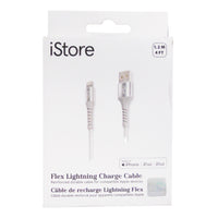 Câble renforcé iStore Flex Lightning Sync/Charge*