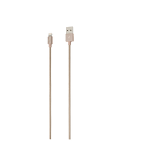 iStore Lightning Charge Câble tressé de 1,2 m (4 pi) (Or)*