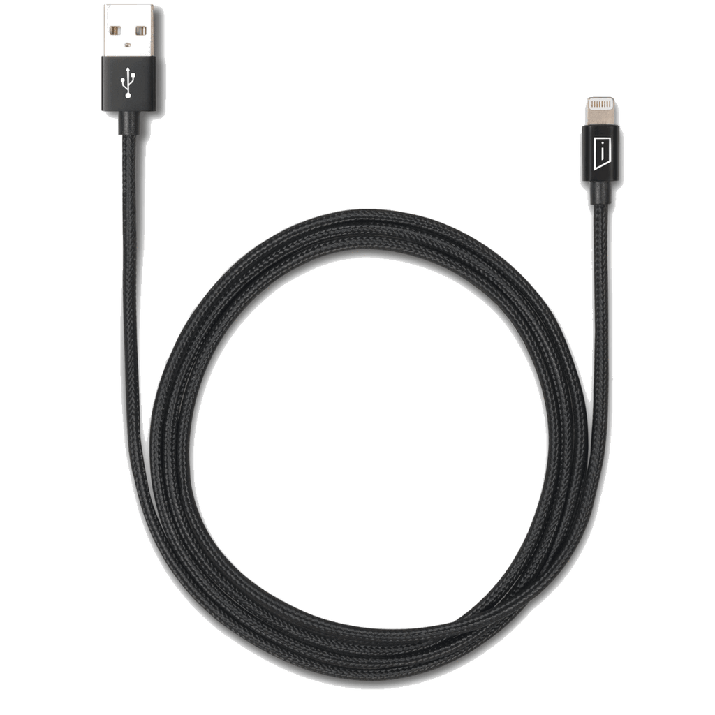 iStore Lightning Charge 4ft (1.2m) Braided Cable (Black)
