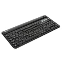 Multi-Device Bluetooth® Antimicrobial Keyboard with Tablet/Phone Cradle*