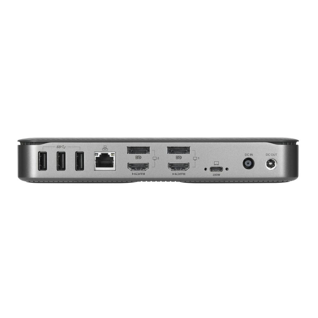 Station d'accueil Quad Targus® USB-C® hybride/universelle 4K avec PD 100 W et identification d'empreintes digitales*
