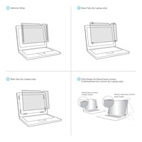 4Vu™ Privacy Screen for 17” Laptops with Flip Attachment *