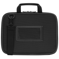 Essentials 11.6” Chromebook Work-in Case (Black/Grey) - Back
