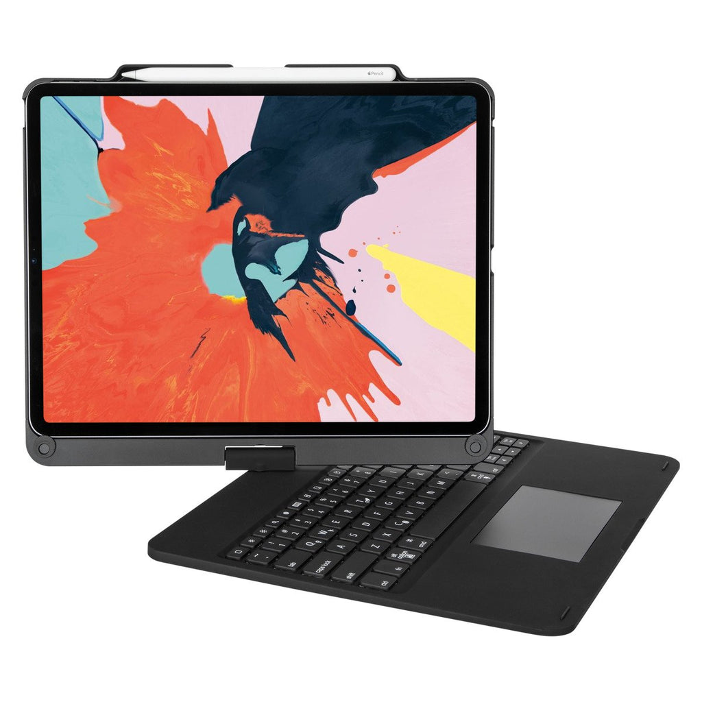 Ipad Pro 12.9 2022 2021 2020 2018 Étui avec clavier et souris, support  rotatif Ipad Pro 12,9 pouces 6ème 5ème 4ème 3ème génération Keyboard Case  avec souris